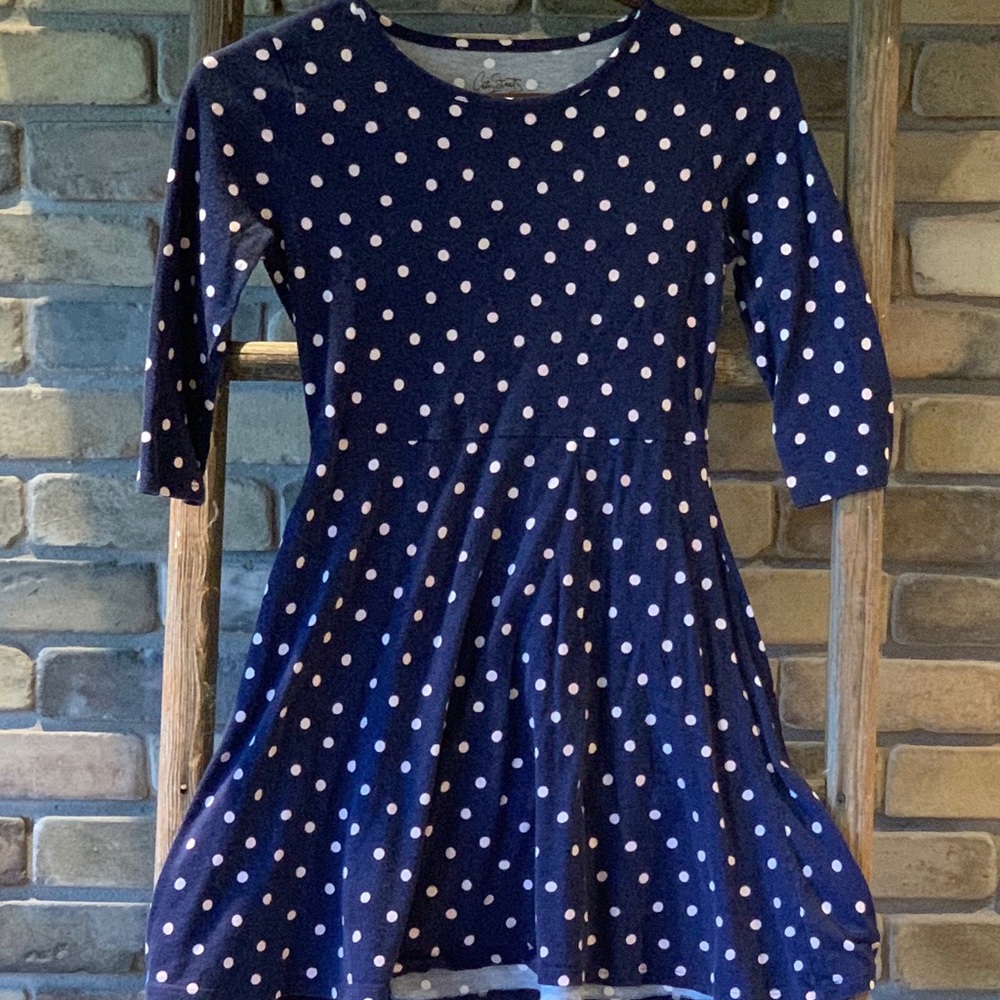 3/4 sleeve City Streets jersey dress
